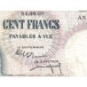 Congo Belge - Ruanda Urundi - Pick 33c - 100 francs - Série AS - 01/09/1960 - Etat : TB