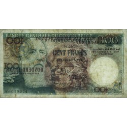 Congo Belge - Ruanda Urundi - Pick 33c - 100 francs - Série AS - 01/09/1960 - Etat : TB