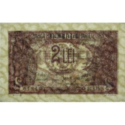 Roumanie - Pick 39a_2 - 2 lei - Série B.1452 - 21/12/1938 - Etat : SPL+