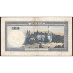 Roumanie - Pick 42b - 500 lei - Série X/1 - 30/04/1936 - Etat : TB-