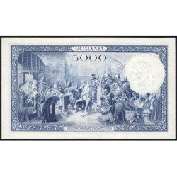 Roumanie - Pick 48a_1 - 5'000 lei - Série K - 06/09/1940 - Commémoratif - Etat : SPL+