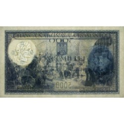 Roumanie - Pick 48a_1 - 5'000 lei - Série K - 06/09/1940 - Commémoratif - Etat : SPL+