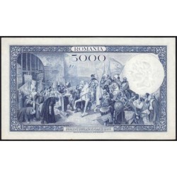 Roumanie - Pick 48a_1 - 5'000 lei - Série K - 06/09/1940 - Commémoratif - Etat : SPL+