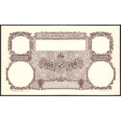 Roumanie - Pick 50a_1 - 100 lei - Série M.0281 - 19/02/1940 - Etat : SUP
