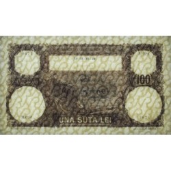 Roumanie - Pick 50a_1 - 100 lei - Série M.0281 - 19/02/1940 - Etat : SUP
