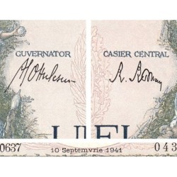 Roumanie - Pick 52a_1 - 1'000 lei - Série T.0637 - 10/09/1941 - Etat : NEUF