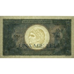 Roumanie - Pick 52a_1 - 1'000 lei - Série T.0637 - 10/09/1941 - Etat : NEUF