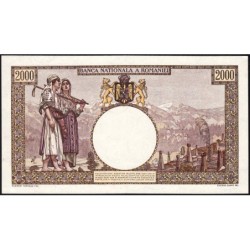 Roumanie - Pick 54a_1 - 2'000 lei - Série T.1446 - 23/03/1943 - Etat : NEUF