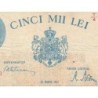 Roumanie - Pick 56a_3 - 5'000 lei - Série T/4 - 20/03/1945 - Etat : TB