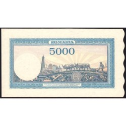 Roumanie - Pick 56a_3 - 5'000 lei - Série I/5 - 20/03/1945 - Etat : NEUF