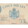 Roumanie - Pick 56a_3 - 5'000 lei - Série I/5 - 20/03/1945 - Etat : SPL+