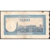 Roumanie - Pick 56a_4 - 5'000 lei - Série L/6 - 21/08/1945 - Etat : TB+