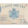 Roumanie - Pick 56a_4 - 5'000 lei - Série L/6 - 21/08/1945 - Etat : TB+