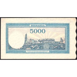 Roumanie - Pick 56a_5 - 5'000 lei - Série G/9 - 20/12/1945 - Etat : SPL