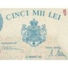 Roumanie - Pick 56a_5 - 5'000 lei - Série G/9 - 20/12/1945 - Etat : SPL