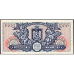 Roumanie - Pick 64s - 1'000 lei - Série W.000 - 25/06/1947 - Spécimen - Etat : SUP+ à SPL
