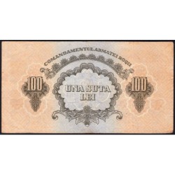 Roumanie - Pick M13 - 100 lei - Série TP - 1944 - Etat : TTB