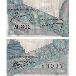 F 41-15 - 11/07/1946 - 1000 francs - Minerve et Hercule - Série M.302 - Etat : TTB+