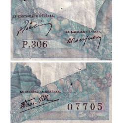 F 41-15 - 11/07/1946 - 1000 francs - Minerve et Hercule - Série P.306 - Etat : TB+