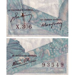 F 41-15 - 11/07/1946 - 1000 francs - Minerve et Hercule - Série X.306 - Etat : TTB+