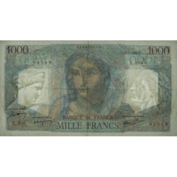 F 41-15 - 11/07/1946 - 1000 francs - Minerve et Hercule - Série X.306 - Etat : TTB+