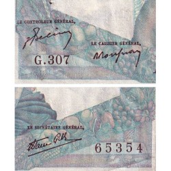 F 41-15 - 11/07/1946 - 1000 francs - Minerve et Hercule - Série G.307 - Etat : TTB