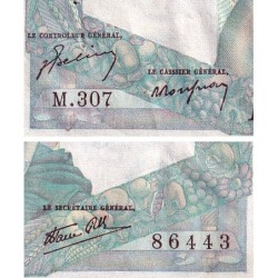 F 41-15 - 11/07/1946 - 1000 francs - Minerve et Hercule - Série M.307 - Etat : TTB+