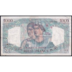F 41-16 - 12/09/1946 - 1000 francs - Minerve et Hercule - Série W.314 (remplacement) - Etat : TTB-