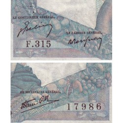 F 41-16 - 12/09/1946 - 1000 francs - Minerve et Hercule - Série F.315 - Etat : TTB