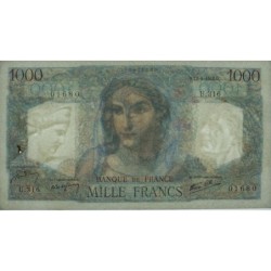F 41-16 - 12/09/1946 - 1000 francs - Minerve et Hercule - Série U.316 - Etat : TTB+