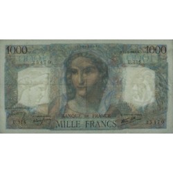F 41-16 - 12/09/1946 - 1000 francs - Minerve et Hercule - Série U.316 - Etat : TTB+