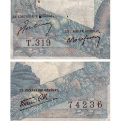 F 41-16 - 12/09/1946 - 1000 francs - Minerve et Hercule - Série T.319 - Etat : TB-