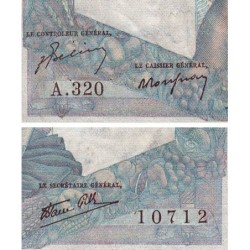 F 41-16 - 12/09/1946 - 1000 francs - Minerve et Hercule - Série A.320 - Etat : TTB