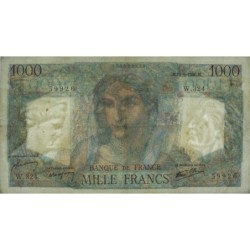 F 41-16 - 12/09/1946 - 1000 francs - Minerve et Hercule - Série W.324 (remplacement) - Etat : TTB-