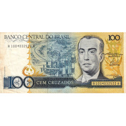Brésil - Pick 211a - 100 cruzados - 1986 - Etat : TTB-