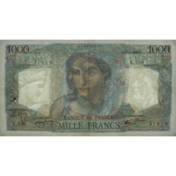F 41-16 - 12/09/1946 - 1000 francs - Minerve et Hercule - Série K.326 - Etat : TTB+