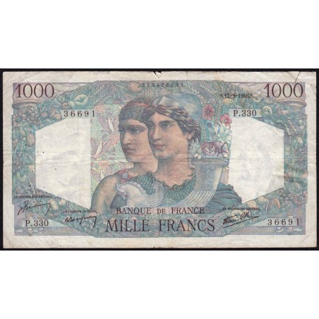 F 41-16 - 12/09/1946 - 1000 francs - Minerve et Hercule - Série P.330 - Etat : TB-