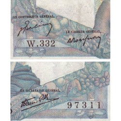F 41-16 - 12/09/1946 - 1000 francs - Minerve et Hercule - Série W.332 (remplacement) - Etat : TTB-