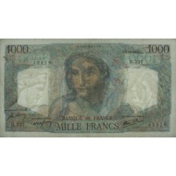 F 41-17 - 03/10/1946 - 1000 francs - Minerve et Hercule - Série B.337 - Etat : TTB-