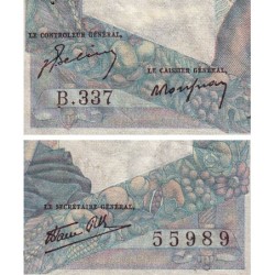 F 41-17 - 03/10/1946 - 1000 francs - Minerve et Hercule - Série B.337 - Etat : TB+
