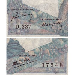 F 41-17 - 03/10/1946 - 1000 francs - Minerve et Hercule - Série D.337 - Etat : TB+