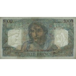 F 41-17 - 03/10/1946 - 1000 francs - Minerve et Hercule - Série G.337 - Etat : TTB-