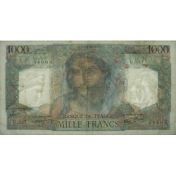 F 41-17 - 03/10/1946 - 1000 francs - Minerve et Hercule - Série U.337 - Etat : TTB-