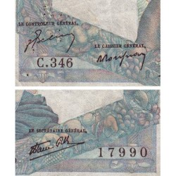 F 41-17 - 03/10/1946 - 1000 francs - Minerve et Hercule - Série C.346 - Etat : TB-