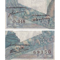 F 41-17 - 03/10/1946 - 1000 francs - Minerve et Hercule - Série O.348 - Etat : TB