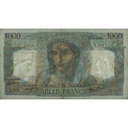 F 41-17 - 03/10/1946 - 1000 francs - Minerve et Hercule - Série B.349 - Etat : TTB-