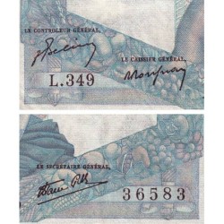 F 41-17 - 03/10/1946 - 1000 francs - Minerve et Hercule - Série L.349 - Etat : TTB-