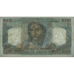 F 41-17 - 03/10/1946 - 1000 francs - Minerve et Hercule - Série L.349 - Etat : TTB-