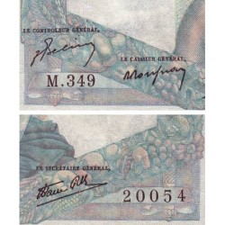 F 41-17 - 03/10/1946 - 1000 francs - Minerve et Hercule - Série M.349 - Etat : AB