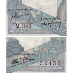 F 41-17 - 03/10/1946 - 1000 francs - Minerve et Hercule - Série M.349 - Etat : TTB+